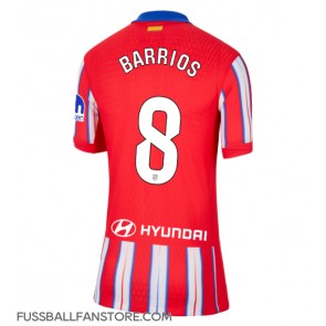 Atletico Madrid Pablo Barrios #8 Replik Heimtrikot Damen 2024-25 Kurzarm